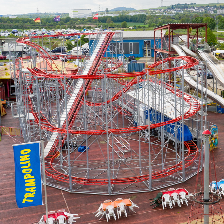 Trampolino Außenbereich