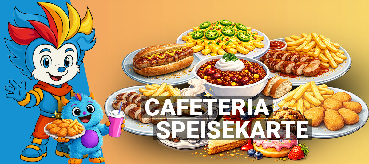 Trampolino Cafeteria Speisenkarte